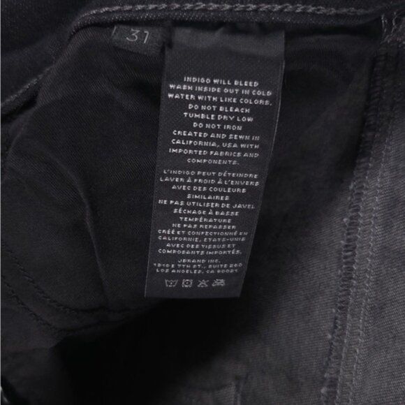 NWT J BRAND Lillie Black Leopard Button Fly Print High Rise‎ Crop Skinny Jeans - Picture 13 of 15